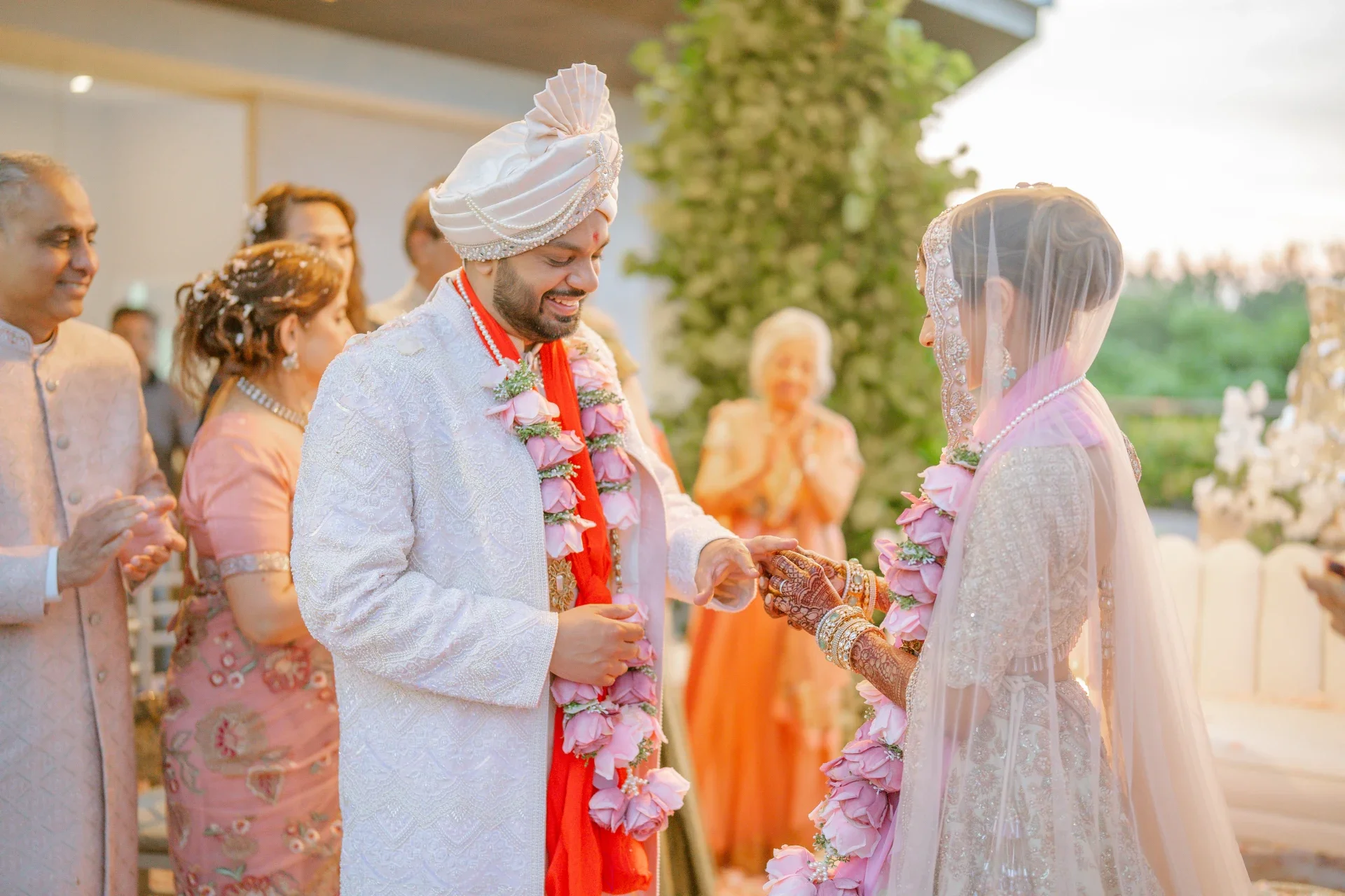 Professional Indian wedding planner in Bali managing elegant destination wedding event