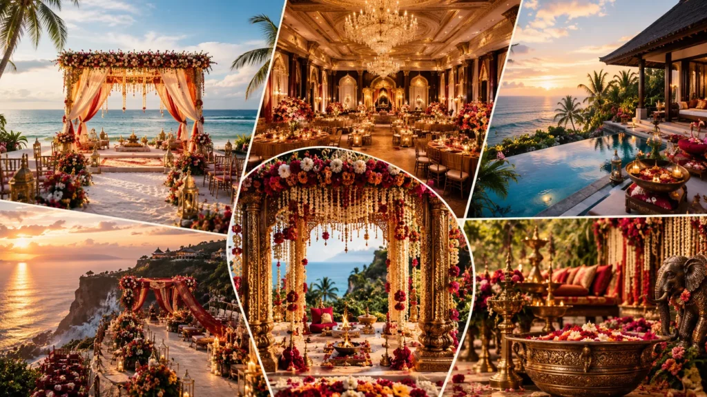 Unique Themes for Indian Weddings in Bali
